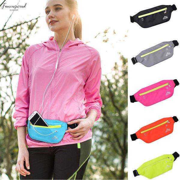 

neutral pure color water repellent nylon messenger bag chest bag waist bag fashion design drop shipping s20 35