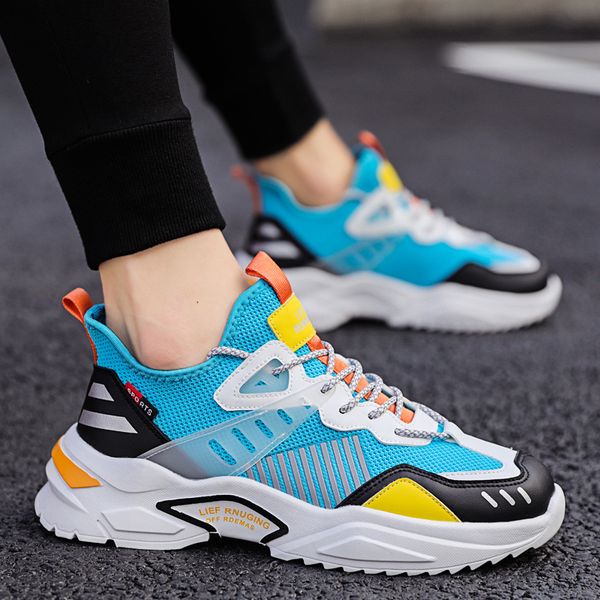 

fashion casual shoes for men autumn male sneakers height increasing shoes men comfortable footwear zapatos hombre, Black