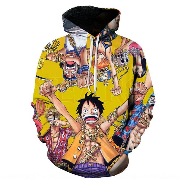 

v9wve 2020 новых серии one piece с капюшоном 3d печати анимации 2020 серии new one piece капюшонами digital sweatersweater 3d цифровой печат, Black