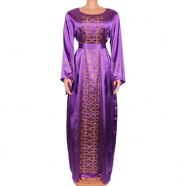 

ethnic clothing purple long africa dress african dresses for women dashiki belt diamond robe femme clothes ladies plus size, Red