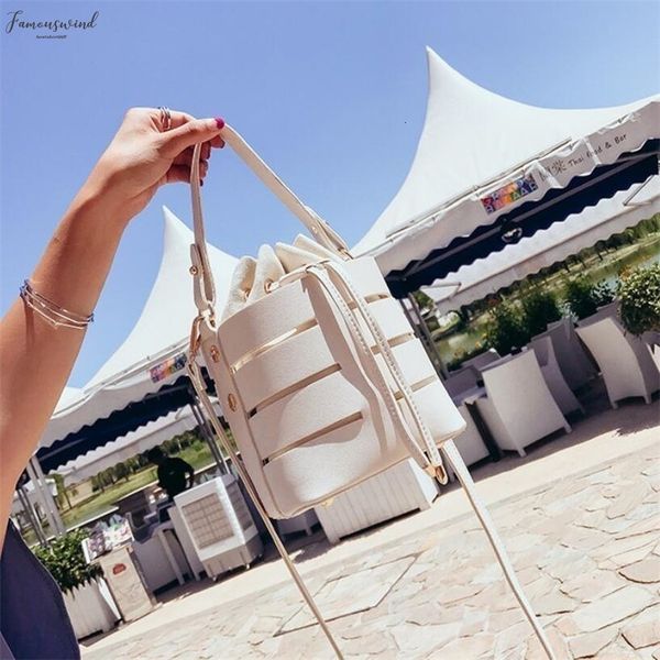 

drawstring bucket bag for women 2020 mini pu leather crossbody bags ladies shoulder bags handbags pure color sac