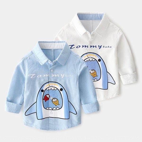 

62rvx children's boys' tong chen shan tong chen shan children's long-sleeved boys' long-sleeved shirt autumn shirt boys, White;black