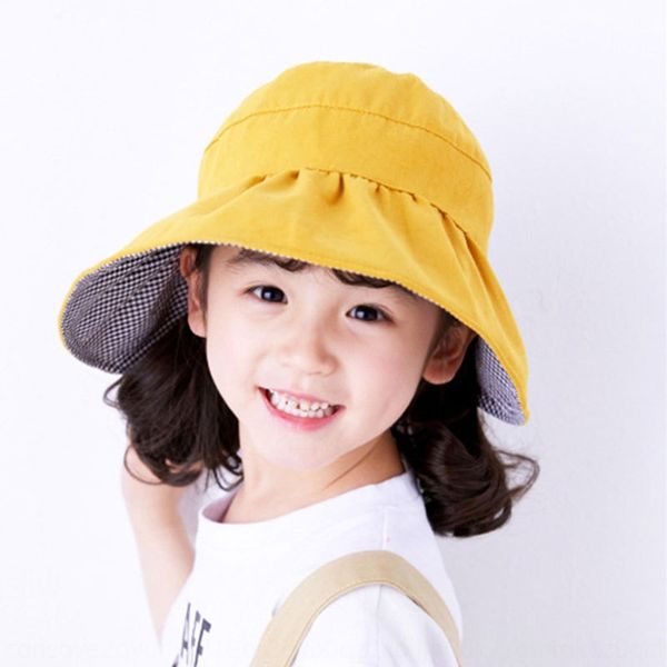 

empty thin fisherman sunscreen sunscreen cute baby sun korean parent-child fisherman hat fashionable children's hat, Blue;gray