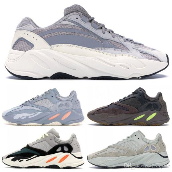 

new 700 mauve running shoes mens wave runner 700 kanye west designer sneakers womens brand boots with box us5-11.5, Black