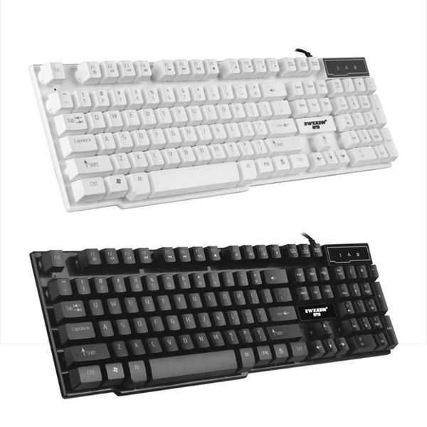 

gaming keyboard светящиеся подсветкой изменение цвета портативный компьютер desktop keyboard n1hd