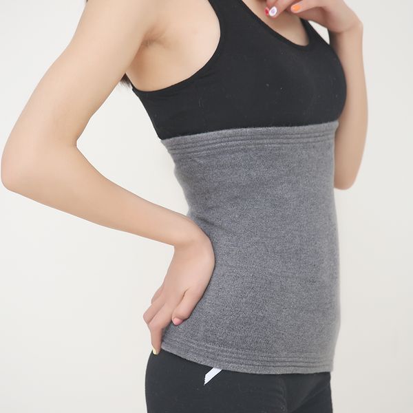 

women and men autumn thin elastic knit cummerbunds waist back support fitness female new warm coldproof slimming shaper, Black;brown