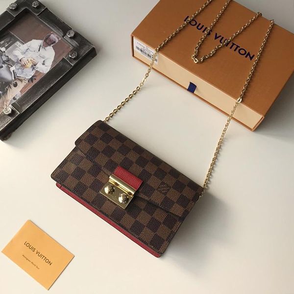 

fashion design womens bags small flap luxury designer chain plaid retro bags women shoulder bags crossbody bag messenger bag