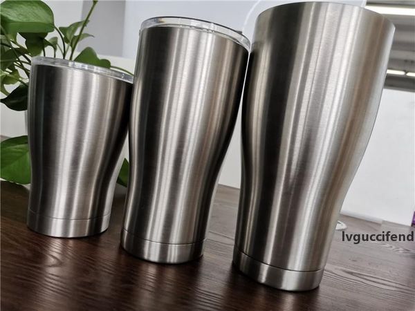 

stainless steel curving tumblers 20oz curved tumblers double wall vacuum waist shape water cups insulation beer coffee mugs