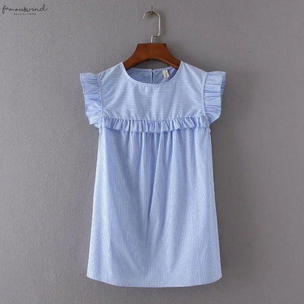 

crew neck 2020 new fashion women vintage elegant agaric lace striped blouses ruffle pleated feminina blusas loose shirts sb1085, White