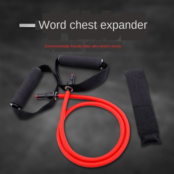 

one-line tractor latex tractor puller fitness multi-function chest expander latex elastic rope strength training rope
