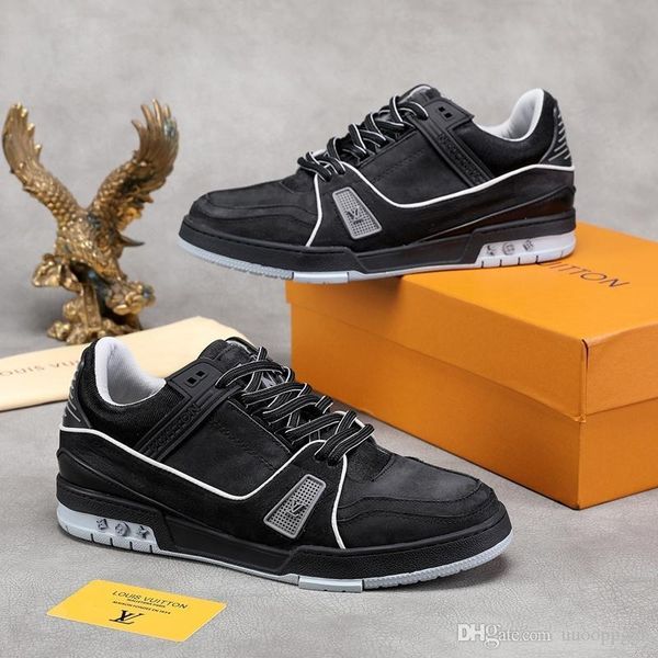 

2020j official website new luxury men's casual fashion shoes, high-quality travel sneakers, fast delivery original box packaging, Black