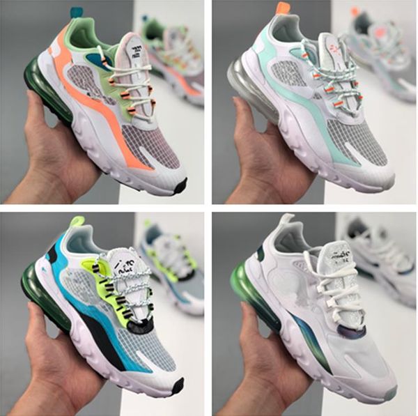 

2020 metallic gold 270 react mens running shoes script 270s just bleached coral dusk purple bauhaus men women xshfbcl sports sneakers, Black