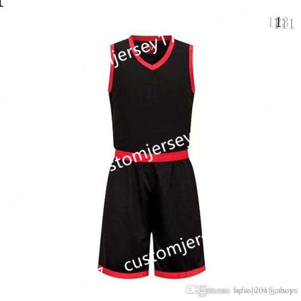 

2019 new embroidered jersey 448, Black;red