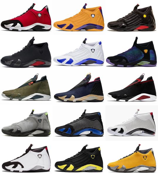 

new 14 14s gym red hyper royal black toe red suede db doernbecher men basketball shoes last sthunder dmp sneakers shoes
