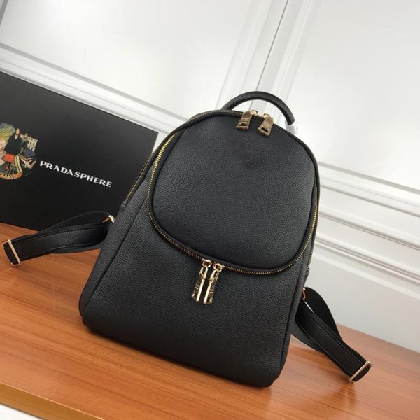 

fashion designer backpack designer shoulder bag ladies leather backpack european and american style large capacity wild travel bag