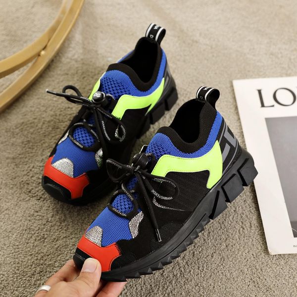 

2020-2019m new luxury designer striped casual shoes couple shoes fashion wild men and women sports shoes 35-45
