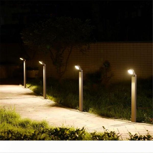 

4шт регулируемый угол 5w 10w двухламповая led light path открытый водонепроницаемый сад парк двор пейзаж свет лужайки столб лампы