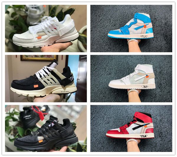 

2020 new co-branded 1 high og chicago basketball shoes retros bred unc obsidian men's ladies presto v2 coach designer sneakers