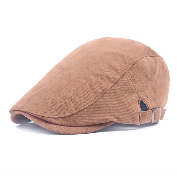 

monochrome cap men's and women's simple all-match beret beret sun hat leisure travel hat, Blue;gray