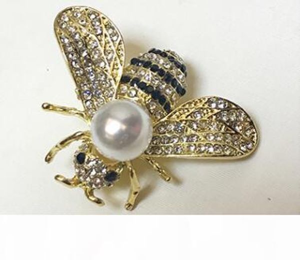 

2018 aimei bee броши unisex насекомых брошь кристалл горный хрусталь pin женщин и мужчин ювелирные изделия симпатичные малый жетоны мода jew, Gray