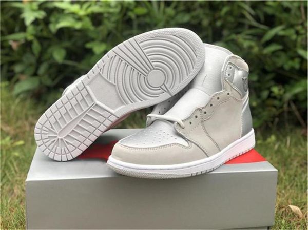 

2020 authentic 1 high og japan 2001 co .jp mens basketball shoes neutral grey white metallic silver 1s sports sneakers with box 0q0, Black