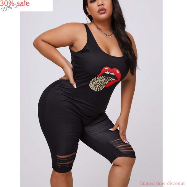 

5xl 4xl -s summer sexy комбинезон женщины rompers hole short bodysuit o-образным вырезом без рукавов пляж шорты комбинезон женщина брюки плю, Black;white