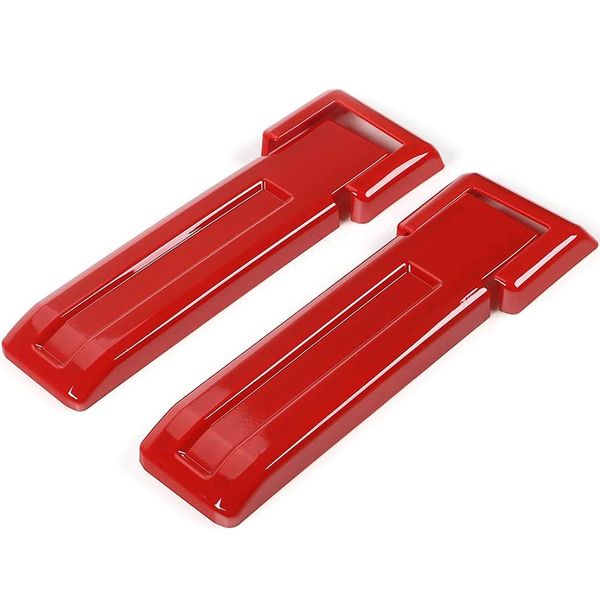 

red tailgate bracket hinge trim spare tire covers for 2007-2020 jk wrangler & unlimited