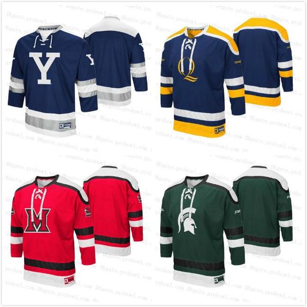 

miami university redhawks mr. plow harvard crimson mr. plow indiana hoosiers mr. plow hockey men's jersey sweater michigan state sparta, Black
