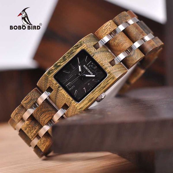 

relogio feminino bobo bird 25mm women watches wooden timepieces girlfriend gifts in wood box drop shipping, Slivery;brown