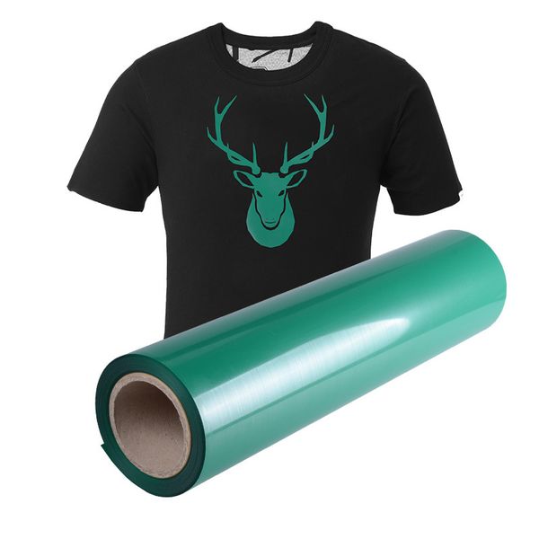 

t-shirt stamping garment film pvc tape reset back-adhesive stamping film function printing, Black;blue