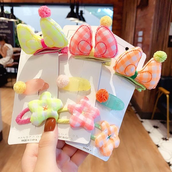 

korean style children's accessories super cute ear girl's headdress headdress hair baby's hair clip clip headwear, Slivery;white