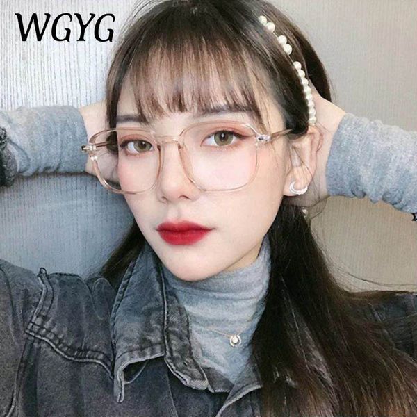 

2020 new fashion retro frame flat mirror glasses made acetate eyeglass, White;black