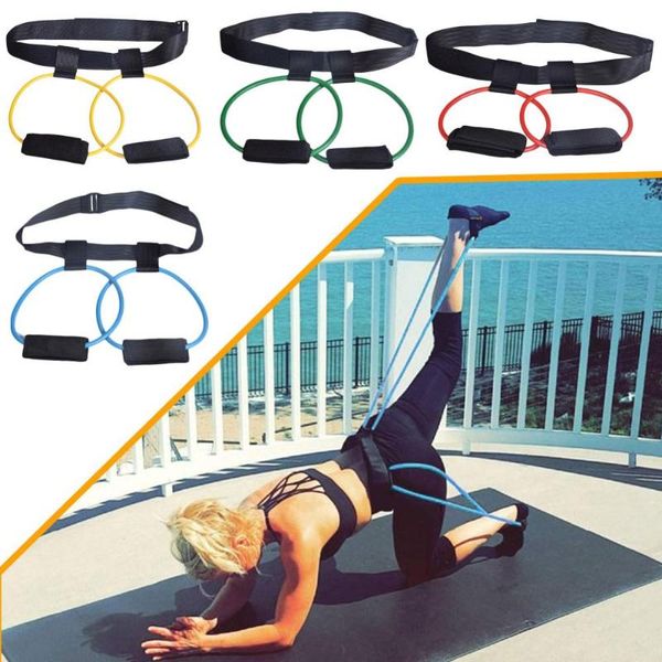 

fitness booty bands set resistance bands for bulegs muscle training adjust waist belt elastic pedal exerciser workout
