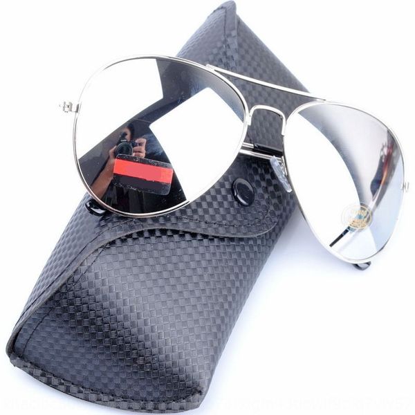 

grade leather goggles case sun case dustproof sun fashion sunglasses box men's and women's glasses box, Blue