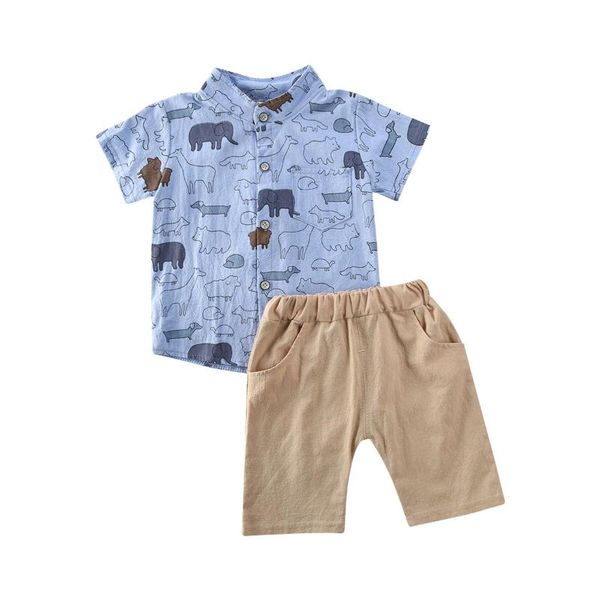 

2020 new emmabay baby boys clothing 2 piece toddler outfits summer kids clothes baby sleeveness shirts shorts sport, White