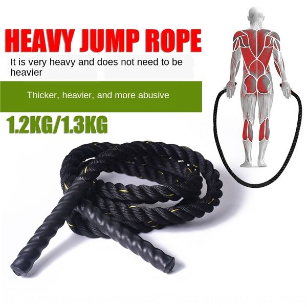 

3ocxf thickened heavy skipping thickened weighted r fat skipping weighted extra heavy polyester fat burning training jump fitness battle ro
