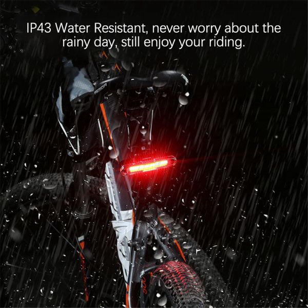 

waterproof bicycle taillights 5 model flash bicycle rear tail light usb rechargeable mtb road bike cycling light bike accessorie