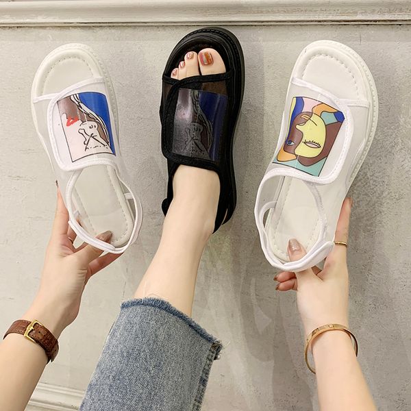 

wedge black platform sandals female shoe fashion womens shoes 2020 lace denim women's on espadrilles ladies luxury low