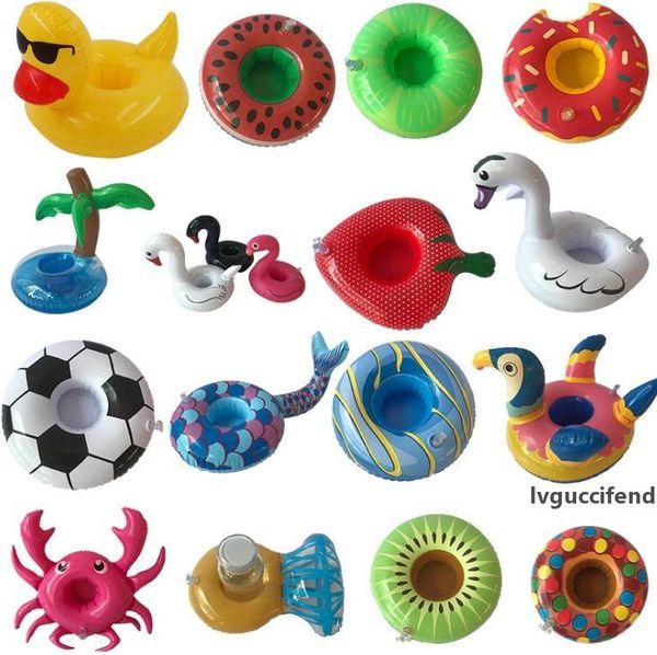 

inflatable cup float flamingo cup holder coasters inflatable drink holder for swimming pool air mattresses for cup party suppliesi175