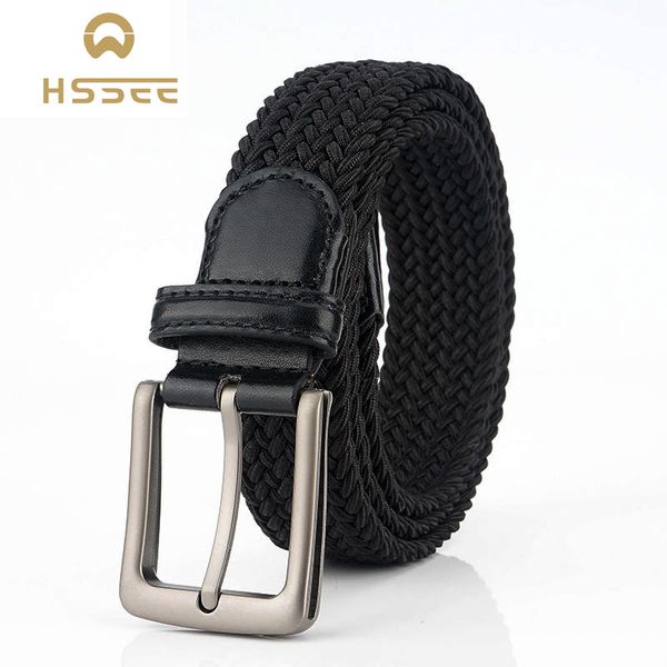 

hssee woven non-porous belt high grade polyester fiber wear elastic belt can be stretched to 130cm easy soprts, Black;gray