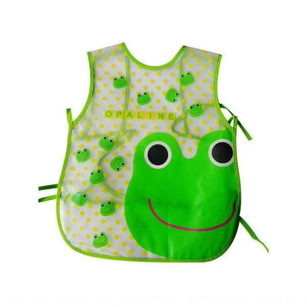 

jkx1w odm children's cartoon pocket eva saliva towel napkin vest napkin waterproof washdining pocket children's dining bib vest sa