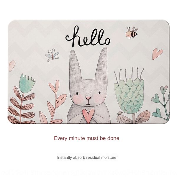 

large absorbent diatomite non-slip diatomite bathroom non-slip mat quick-drying mat