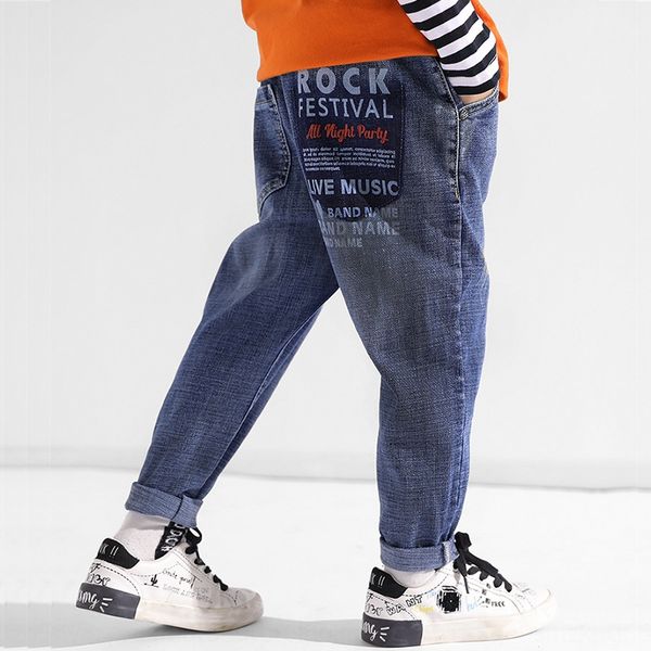 

джинсы wocuv пухлой мальчика потерять джинсы брюки panty 2020 новый западный средний стиль и большая детская одежда весна плюс пухлые брюки, Blue