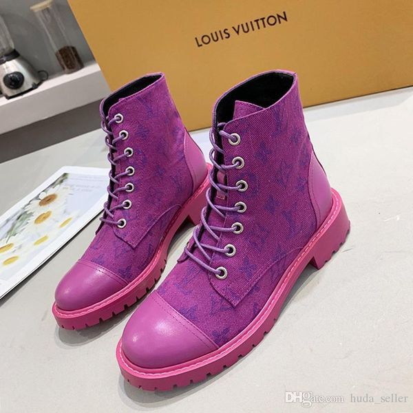 

new arrival women 's boots autumn and winter fashion luxury lightweight lace -up shoes plus size women low heel ankle boots with origi