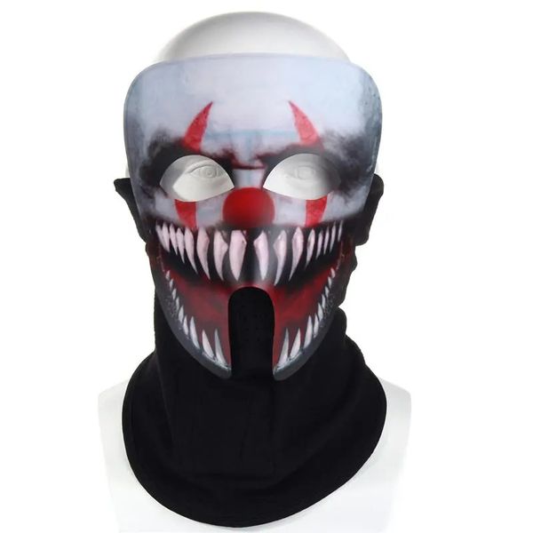 

bikight face mask light up flashing luminous for outdoor cycling halloween party costume decoration