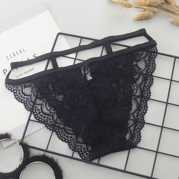 

women's panties women underwear seamless high elastic mesh thong hips mid waist large size hollow erotic pants nylon g-string, Black;pink