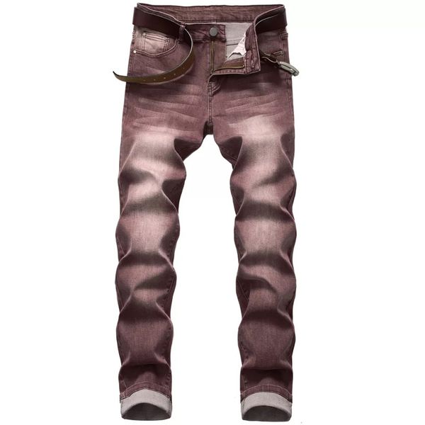 

men's jeans men clothing homme 2021 fashion skinny casual design streetwear, Blue
