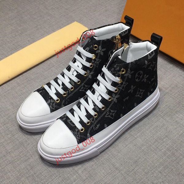 

louis vuitton lv shoes горячей продажа мужских сапог мода теплой зима снег сапоги мужчины обувь осень кожа обувь для man new high top canvas, Black