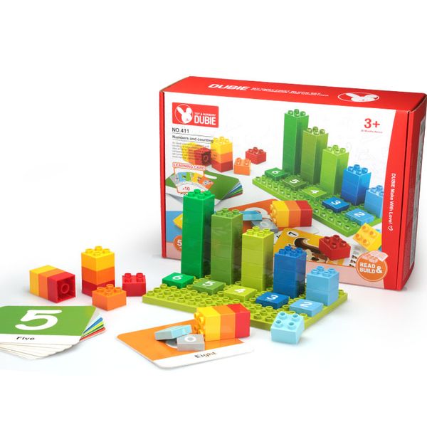 

teaching big particle early mathematics education blocks splicing puzzle boys and girls model children toy gifts