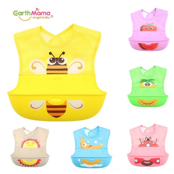 

earthmama baby saliva towel silica gel silica gel silicone bib children waterproof anti-dirty silicone bib children saliva towel